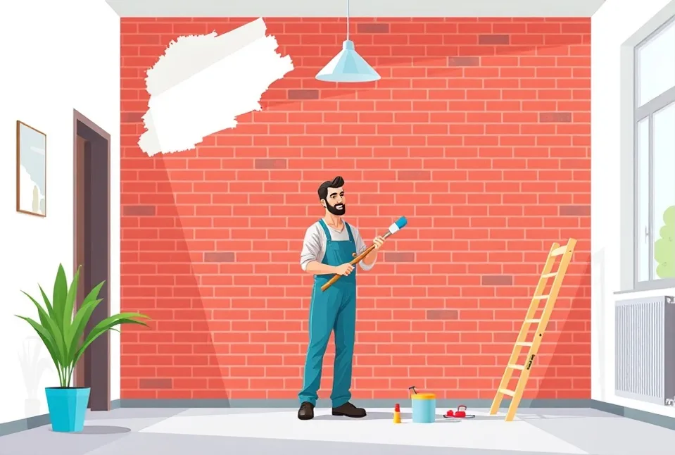 Intérieur rénové après travaux de peinture à Beaumont-sur-Oise